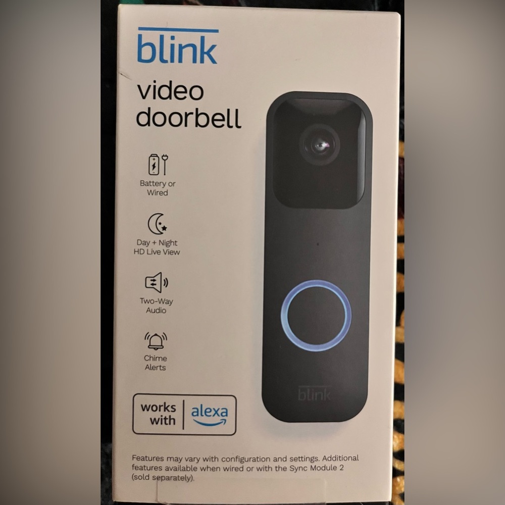 Blink Black Video Doorbell